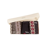 BARBOUR Gift Set Fairisle Box Calze Uomo Cranberry Black Slate Mix MGS0080 RE75 CRANBERRY/BLACK SLATE MIX 