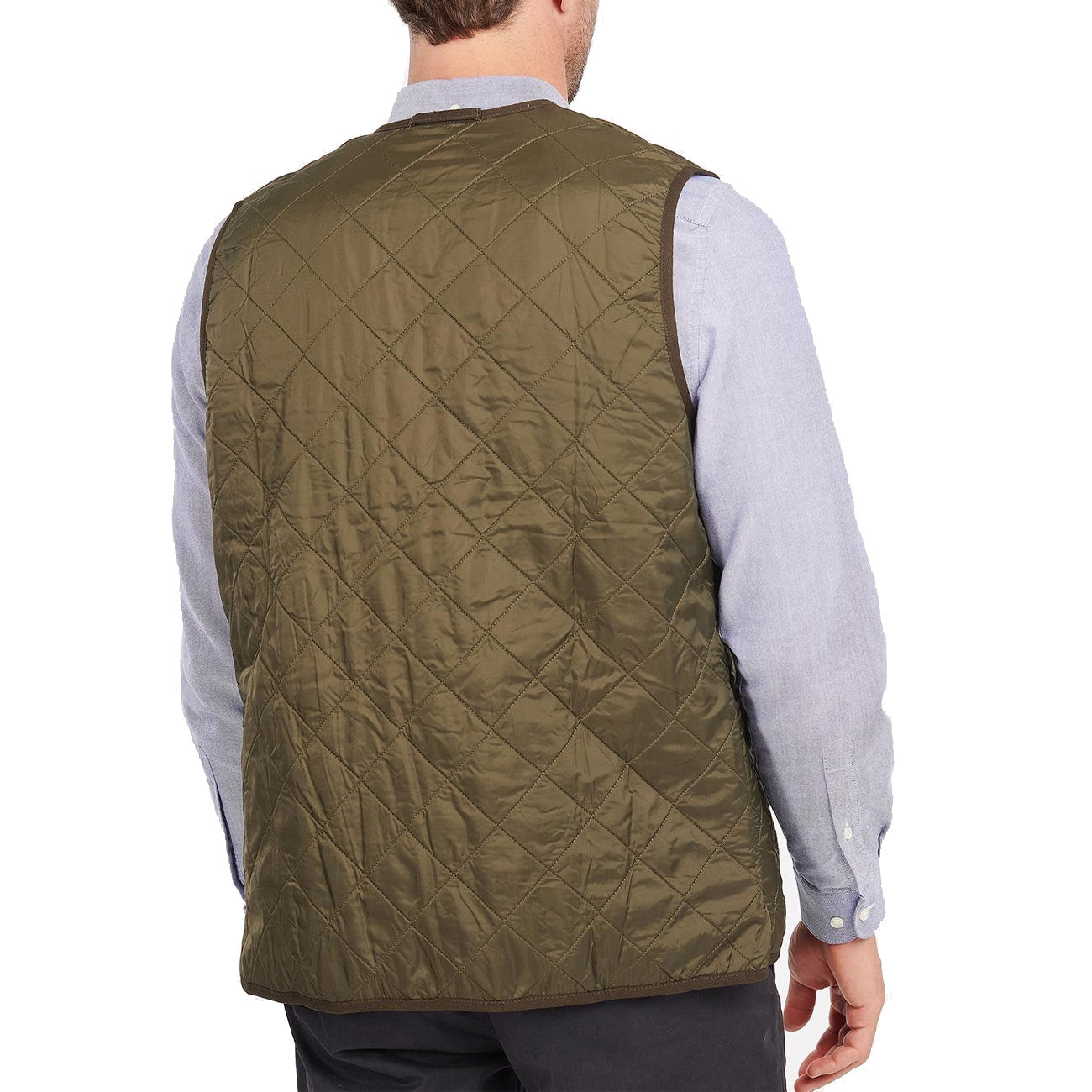 BARBOUR Gilet Polarquilt Uomo Olive MLI0002 OL91 OLIVE 