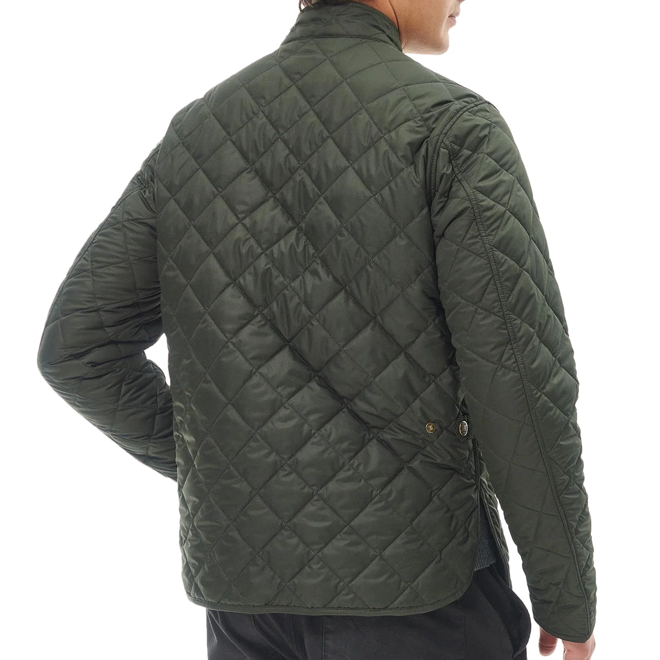 BARBOUR Field Jacket Lowerdale Quilt Uomo Sage MQU1715 GN71 SAGE 