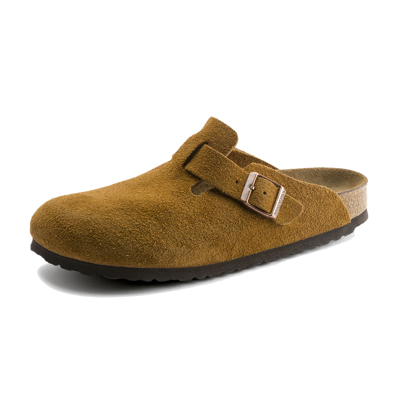 BIRKENSTOCK Sandali Boston Pelle Scamosciata 1009543 MINK 