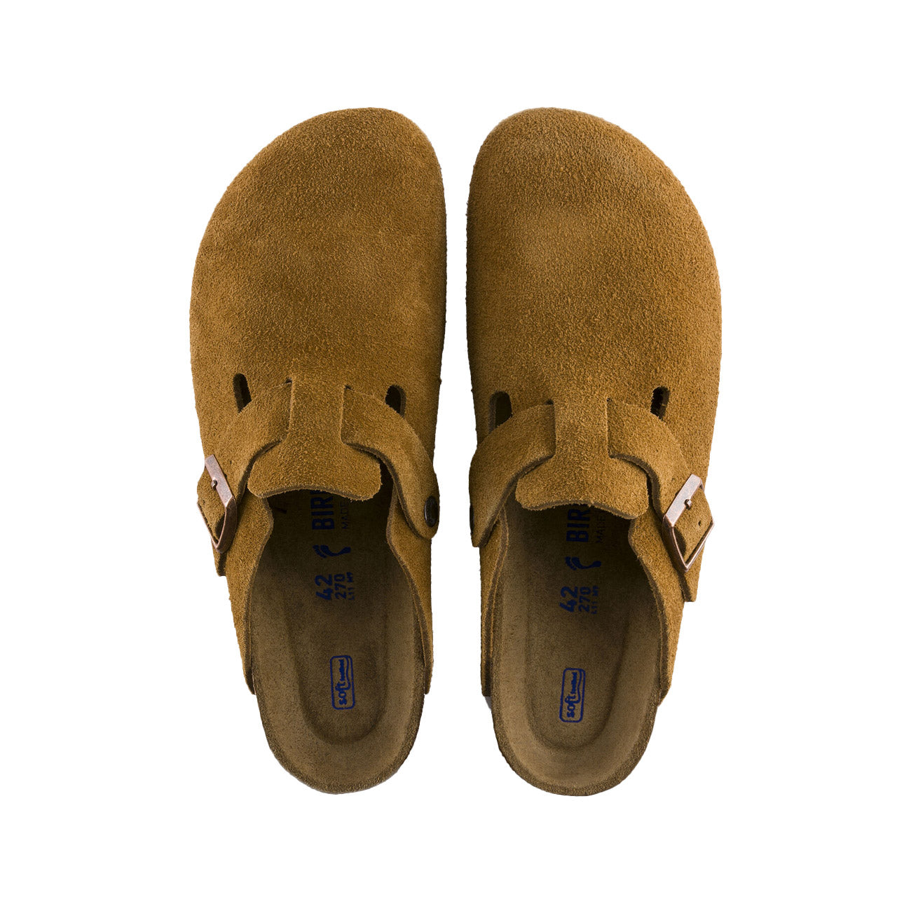 BIRKENSTOCK Sandali Boston Pelle Scamosciata 1009543 MINK 