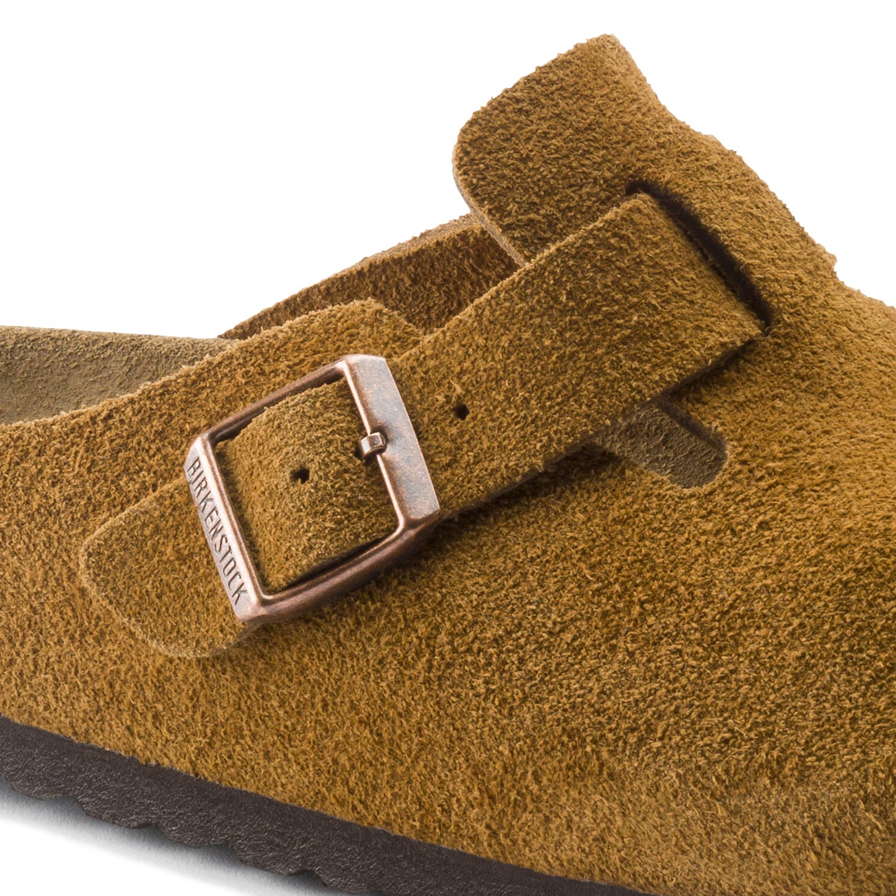 BIRKENSTOCK Sandali Boston Pelle Scamosciata 1009543 MINK 