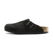 BIRKENSTOCK Sandali Boston Pelle Scamosciata 0660473 BLACK 