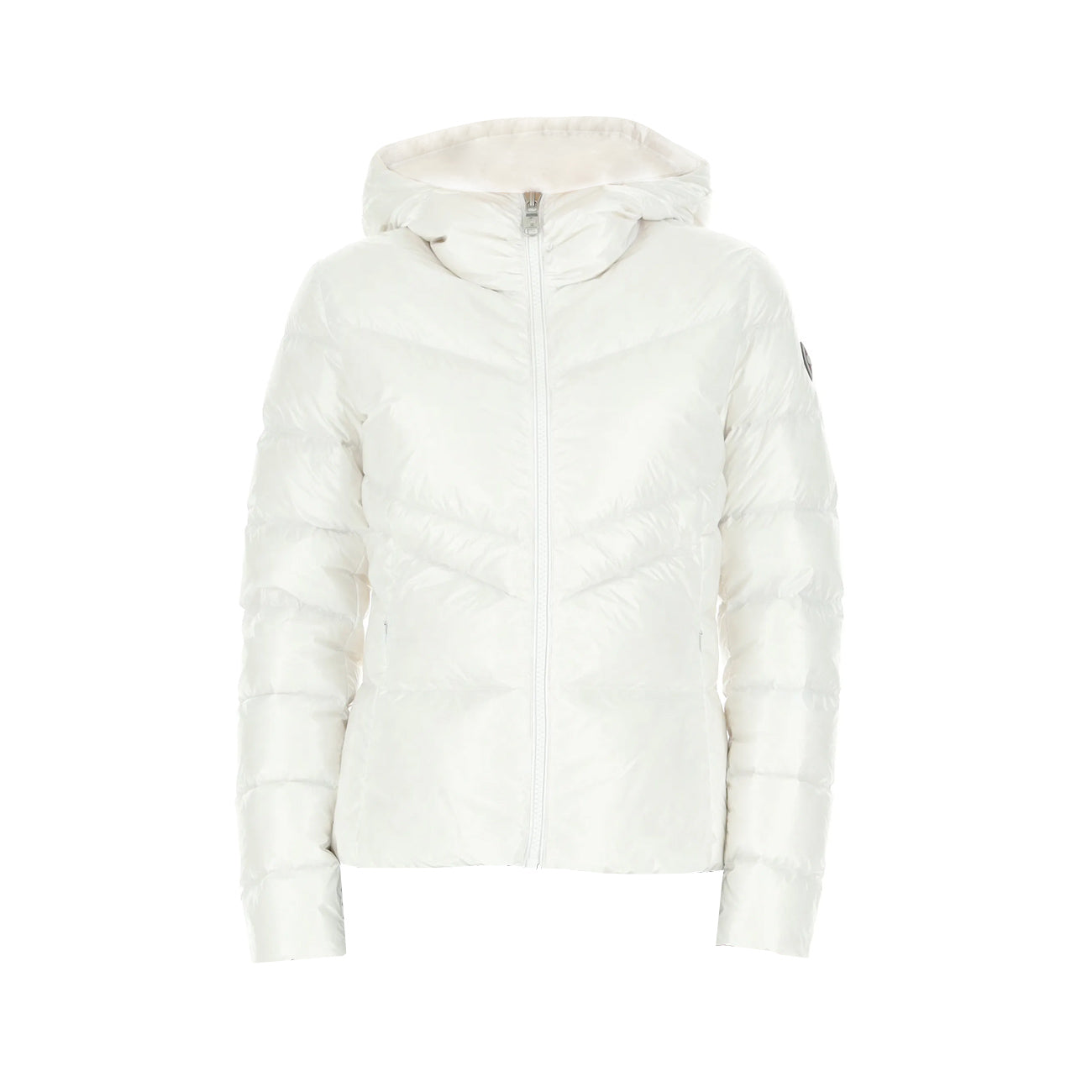 COLMAR ORIGINALS Piumino Con Cappuccio Fisso In Tessuto Lucido Donna Bianco 2295/8XV 01 BIANCO 