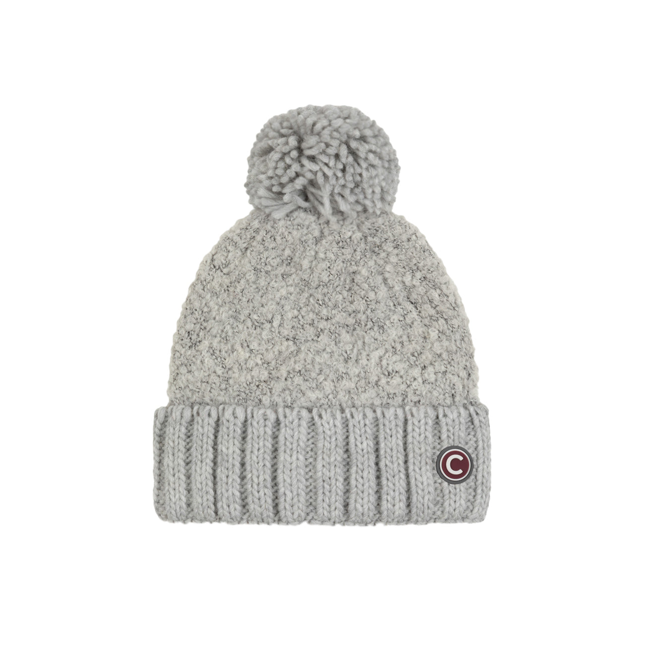 COLMAR ORIGINALS Berretto In Filato Boucle' Con Pompon Donna Grigio Melange 5029/5WJ 21 GRIGIO MELANGE 