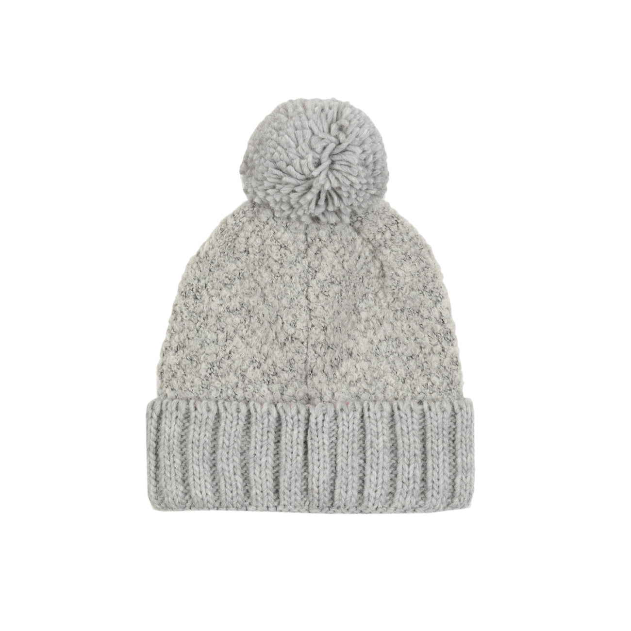 COLMAR ORIGINALS Berretto In Filato Boucle' Con Pompon Donna Grigio Melange 5029/5WJ 21 GRIGIO MELANGE 