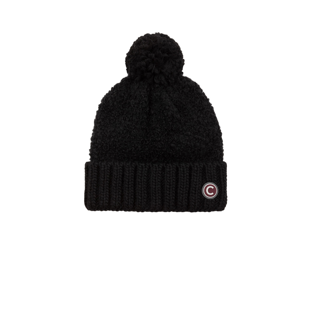 COLMAR ORIGINALS Berretto In Filato Boucle' Con Pompon Donna Nero 5029/5WJ 99 NERO 