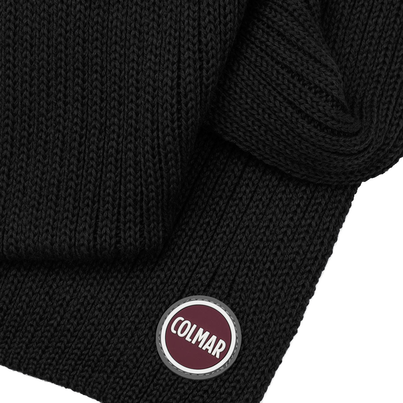 COLMAR ORIGINALS Sciarpa Misto Lana Uomo Black 5298/3QL 99 NERO 