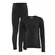 CRAFT Set Intimo Core Warm Baselayer Maglia E Pantalone Bimbo Black 1909712 999000 BLACK 