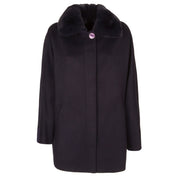 DIEGO M Cappa In Cashmere E Lana Merino Donna Night Blue 23IMT307.0TC 794 NIGHT BLUE 