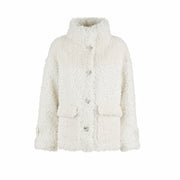 DIEGO M Ecomontone Ricciolo Donna Bianco 23IMT321.0TC 800 WHITE 