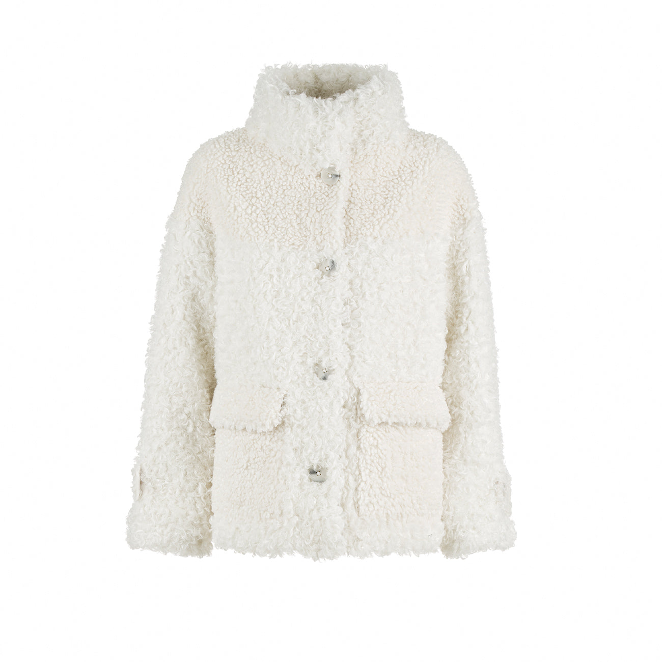 DIEGO M Ecomontone Ricciolo Donna Bianco 23IMT321.0TC 800 WHITE 