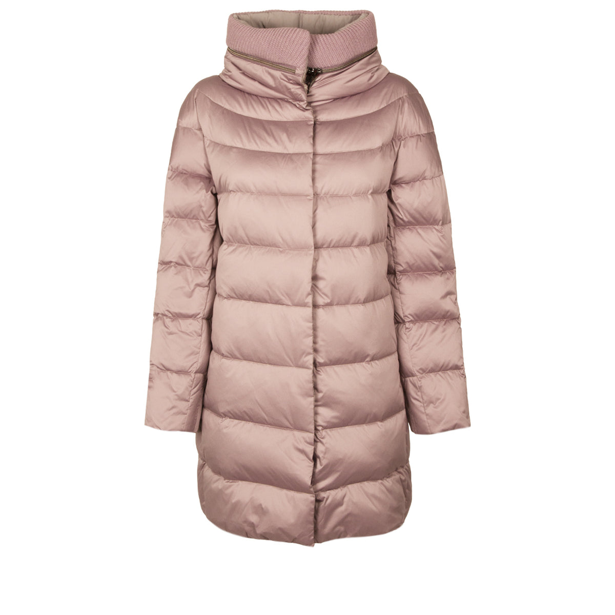 DIEGO M Piumino Lungo Reversibile Donna Rose Brown 23IMT514.0TM 575 ROSE BROWN 