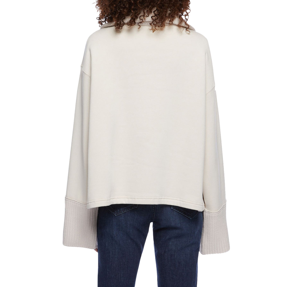 DONDUP Felpa Mezza Zip Over F476 KF0206D XXX 010 LIEVITO 