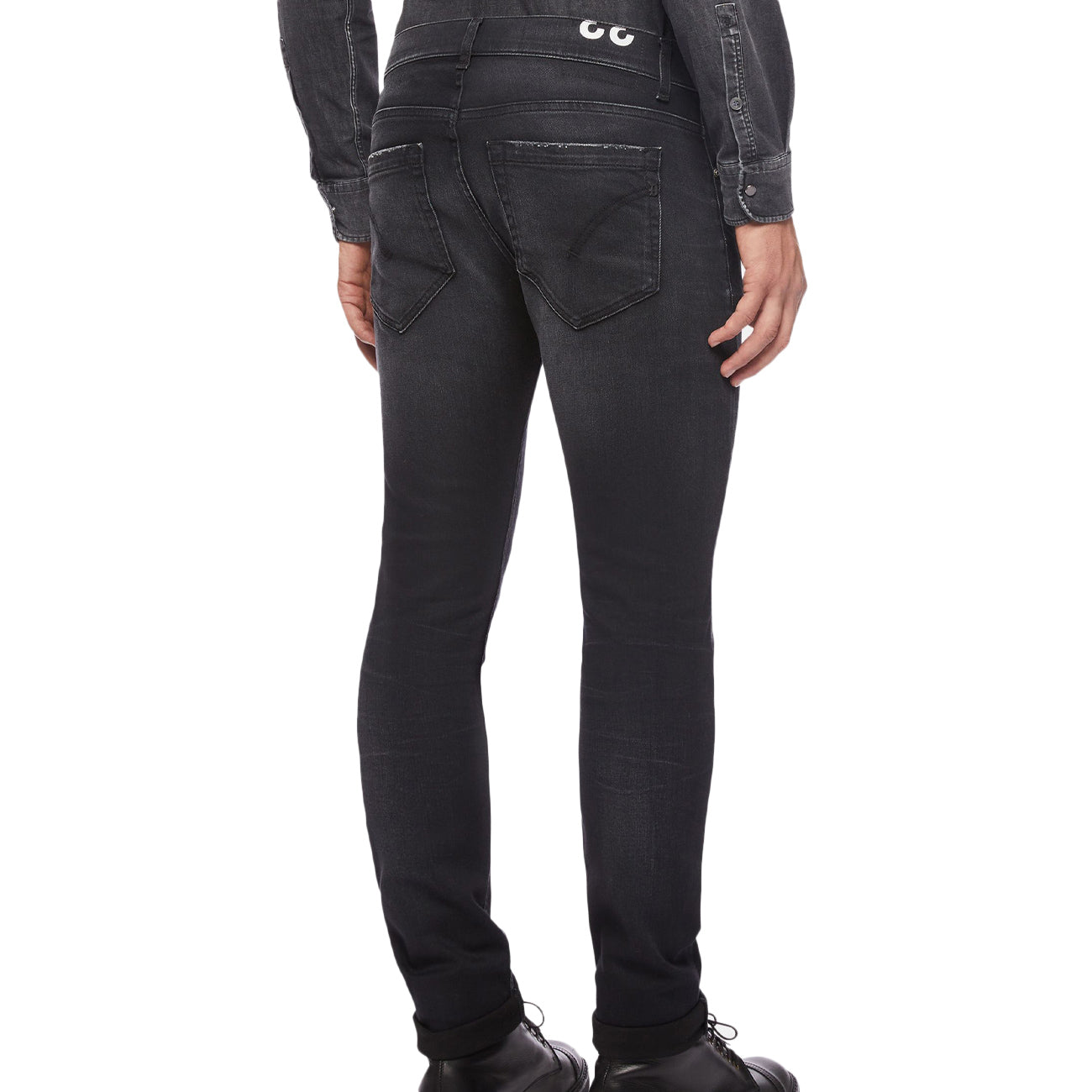 DONDUP Pantalone George UP232 DSE315U GI7 999 NERO 