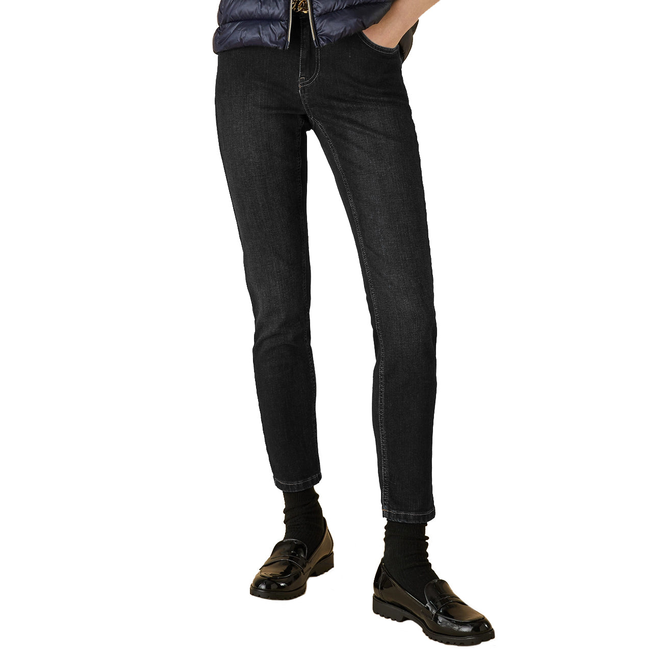 EMME MARELLA Pantalone Orchidea Donna Nero Pulito ORCHIDEA 2351860539200 005 NERO PULITO 
