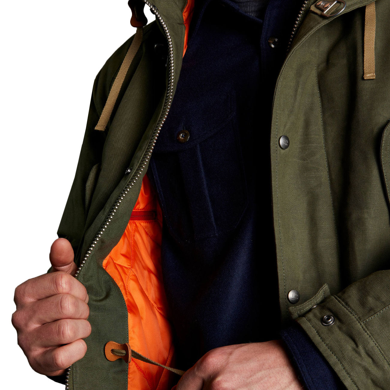 FAY Parka Archive Uomo Militare Scuro MAM15471700VLEV602 MILITARE SCURO 
