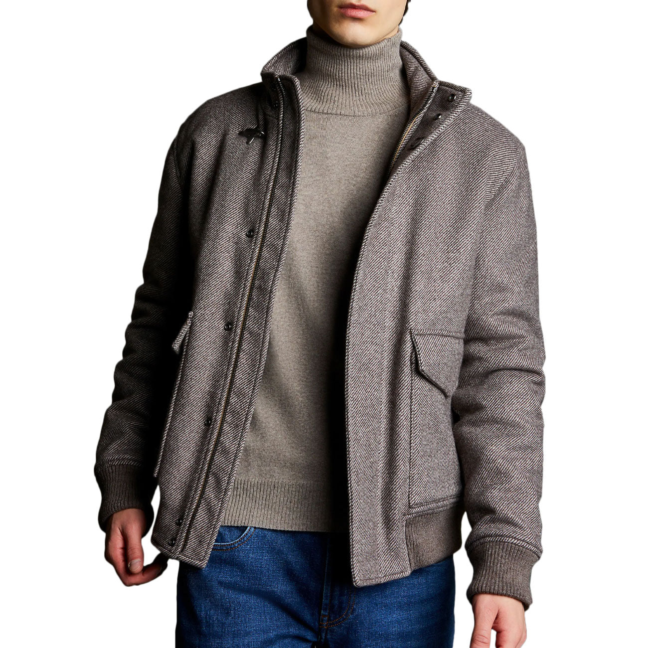 FAY Giubbino Corto Urban Uomo Marrone Moro NAM12470080VKQ0038 MARRONE+TMORO 