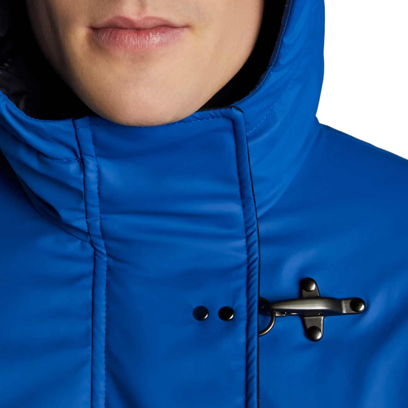 FAY Cappotto 3 Ganci Uomo Blue Wave NAM13470430VJUU421 BLUE WAVE 