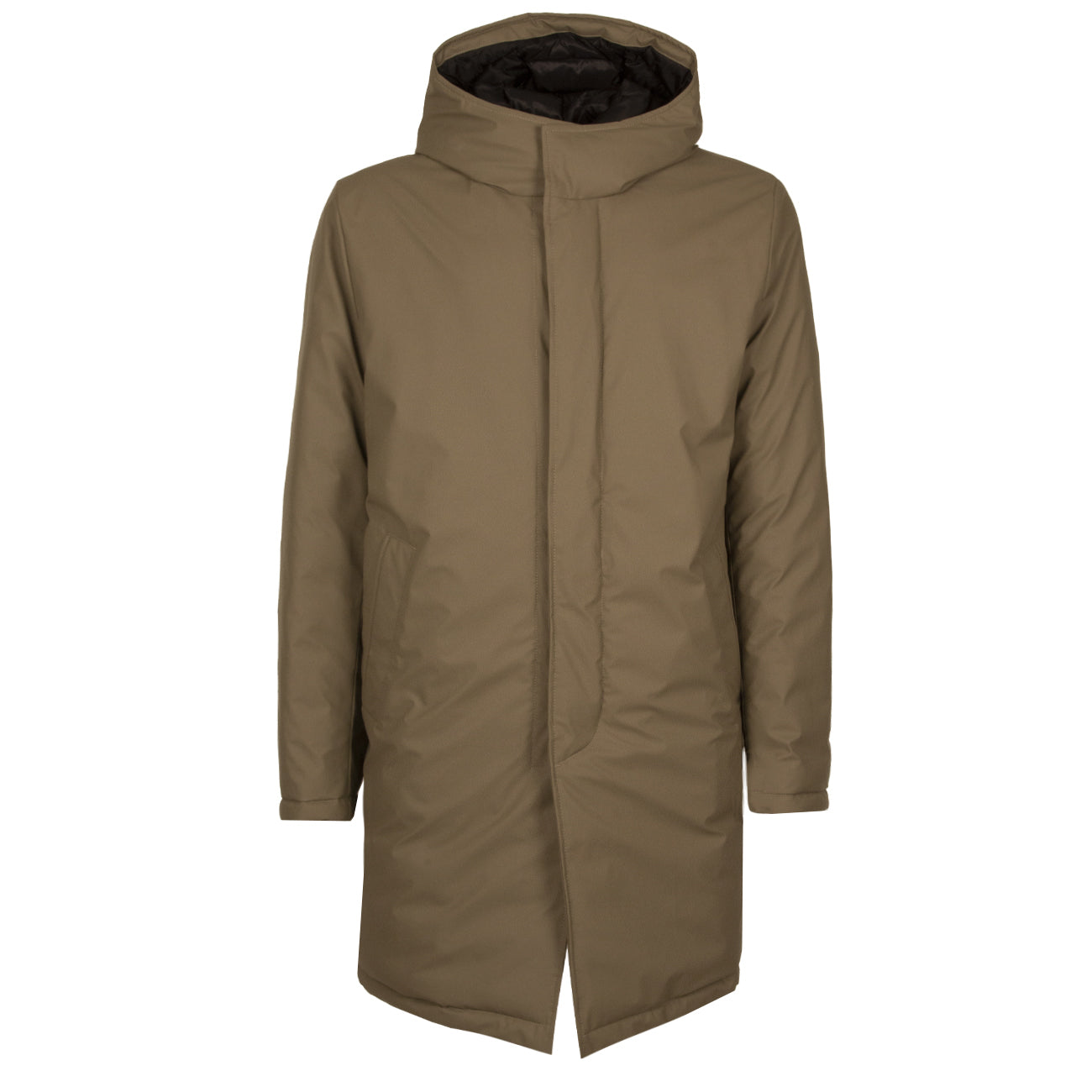 FAY Impermeabile Lungo Morning In Piuma Uomo Tortora NAM33470520VJUC400 TORTORA 