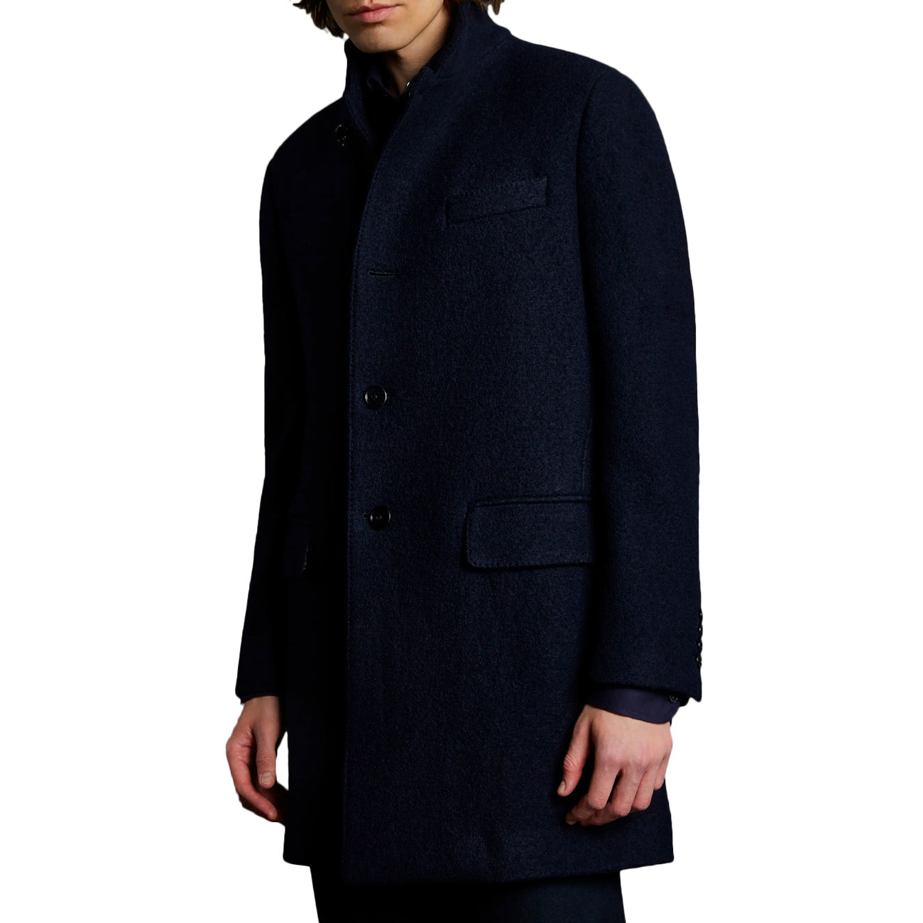 FAY Cappotto New Duty Uomo Blu Denim NAM5447025JVJBU808 BLU DENIM 