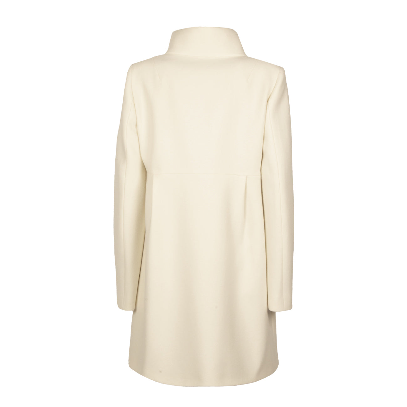 FAY Cappotto Romantic 3 Ganci In Panno Di Lana Donna Bianco Lana NAW5047Y050SGLB008 BIANCO LANA 