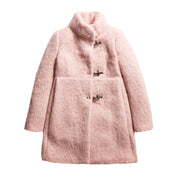 FAY Cappotto Romantic 3 Ganci In Misto Lana Donna Ortensia Medio NAW5047Y05JVJNM203 ORTENSIA MEDIO 