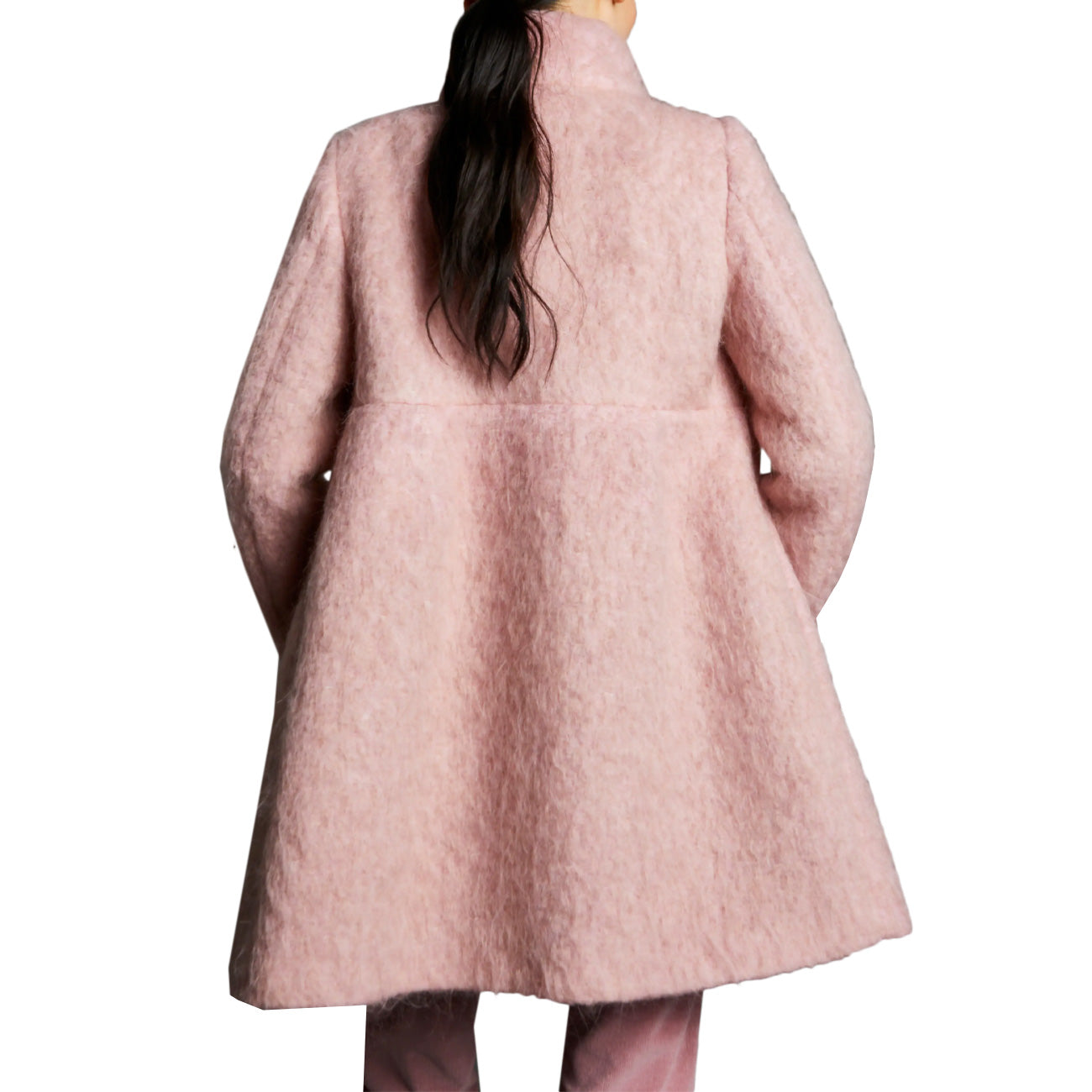 FAY Cappotto Romantic 3 Ganci In Misto Lana Donna Ortensia Medio NAW5047Y05JVJNM203 ORTENSIA MEDIO 