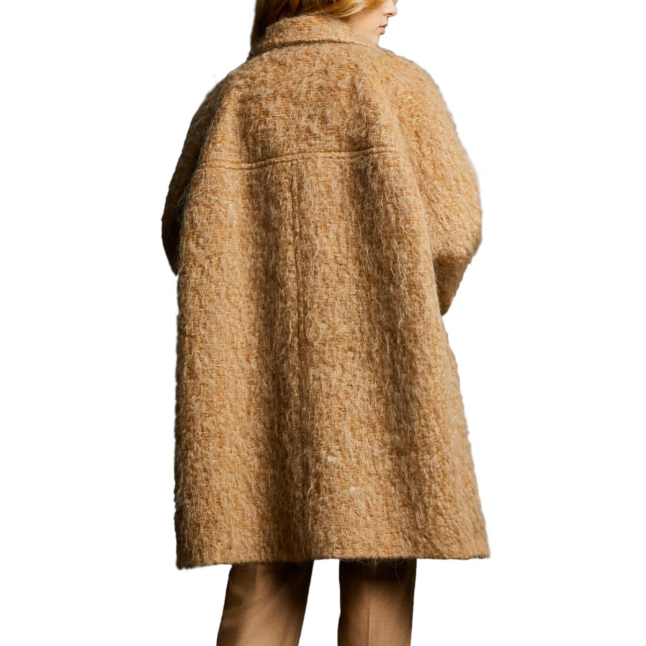 FAY Cappotto Over Alpaca E Mohair Donna Cappuccino NAW6247328JVJNC806 CAPPUCCINO 