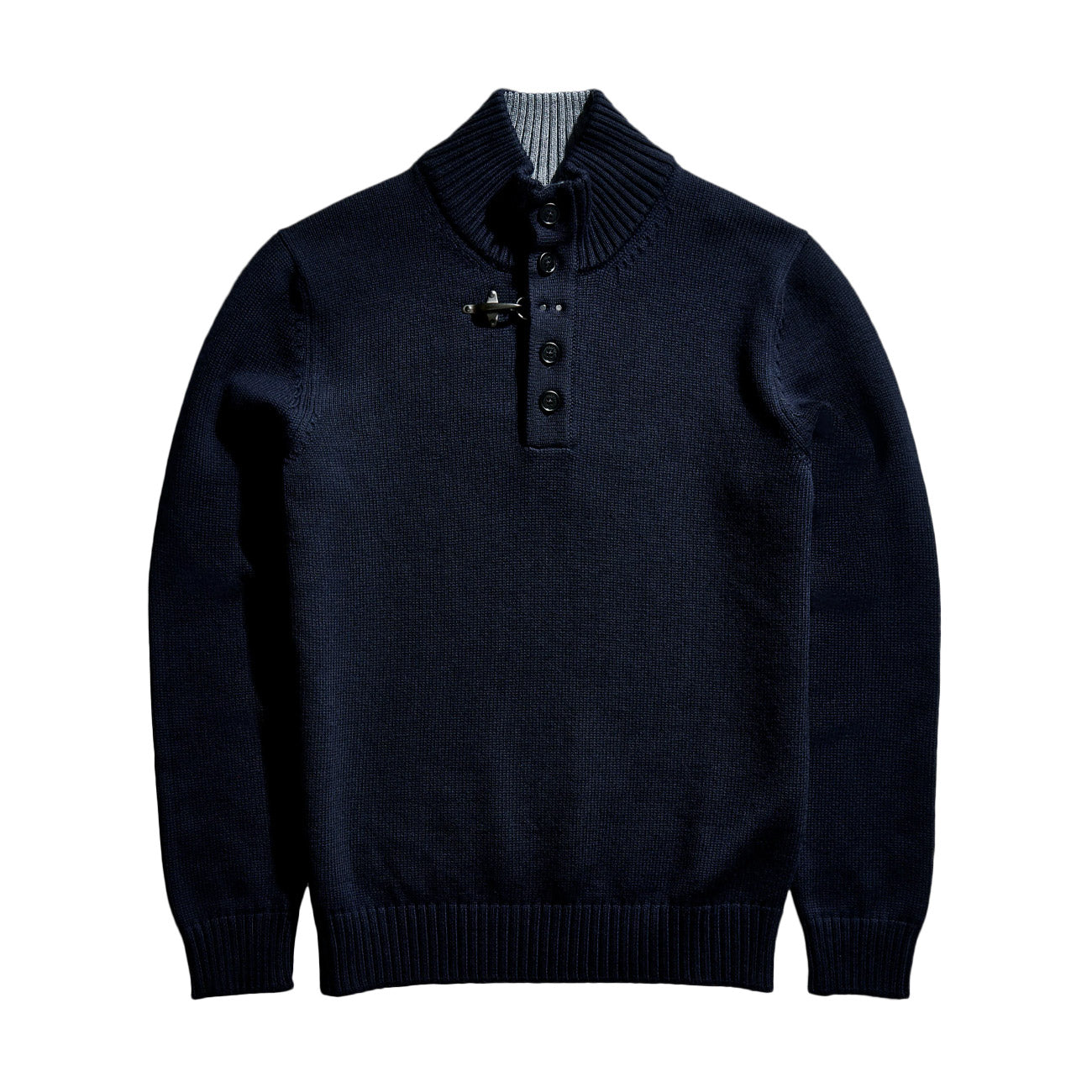 FAY Lupetto Con Gancio Uomo Blu Navy Platino NMMC1472120FJD1568 BLU NAVY+PLATINO 
