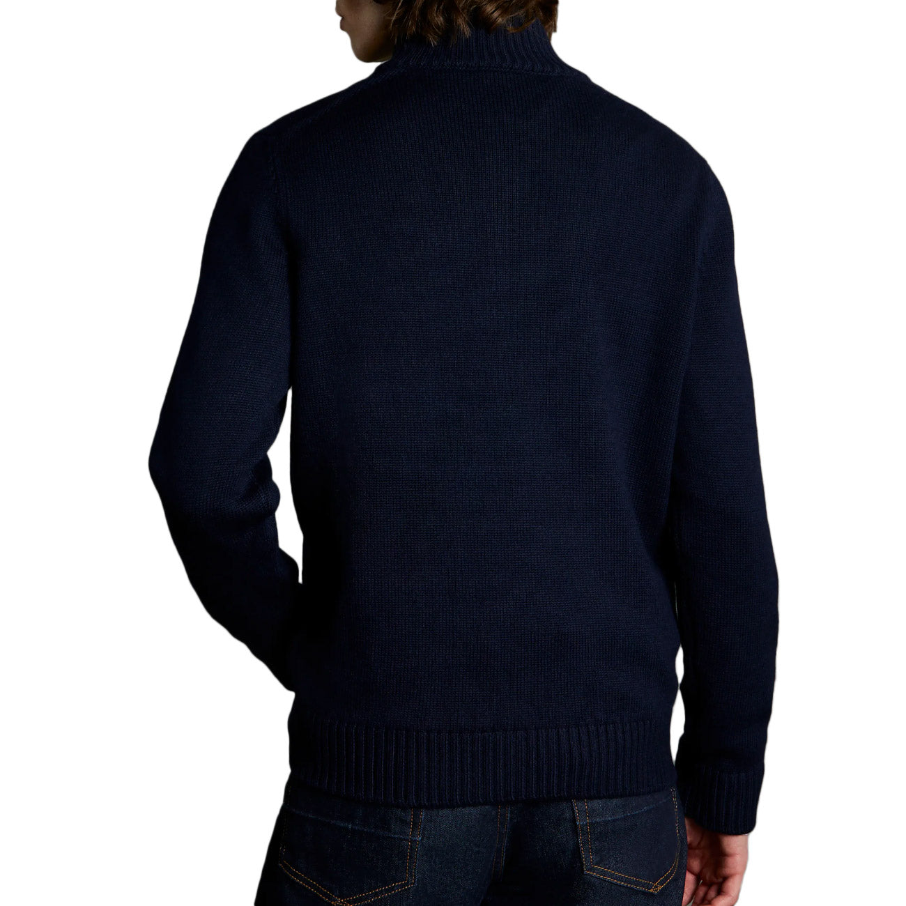 FAY Lupetto Con Gancio Uomo Blu Navy Platino NMMC1472120FJD1568 BLU NAVY+PLATINO 