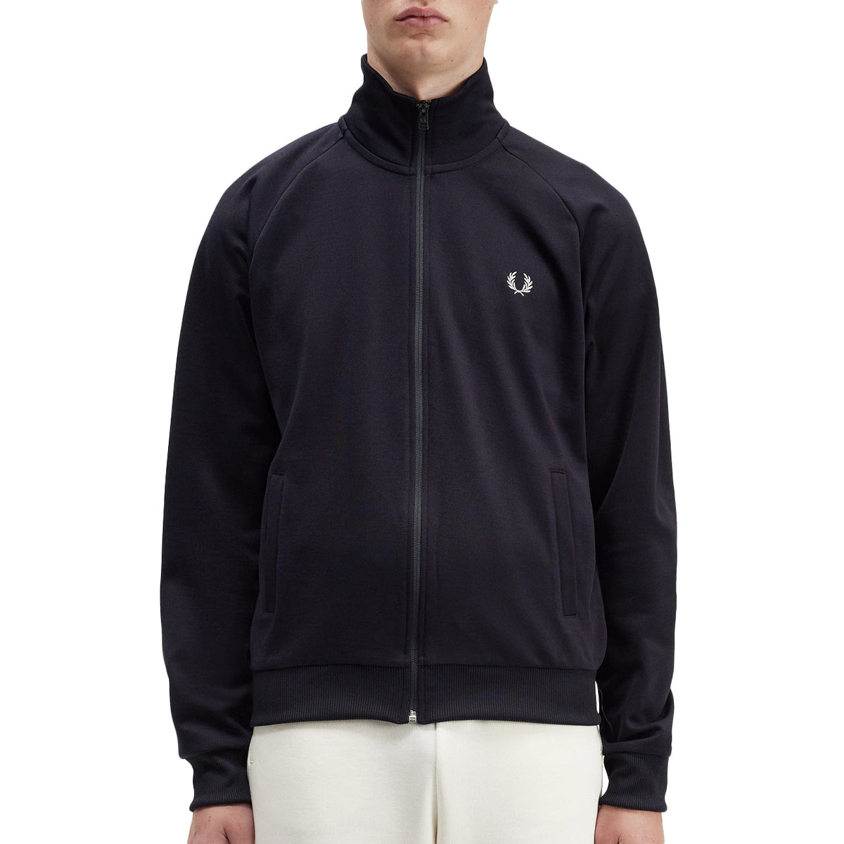 FRED PERRY Giacca Full Zip Uomo Navy J6549 608 NAVY 