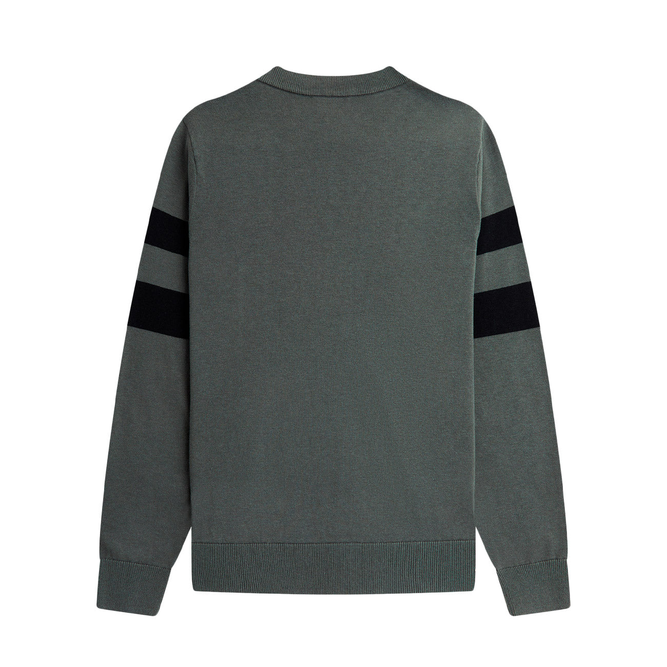 FRED PERRY Felpa Maniche Con Riga Uomo Verde Campo K5533 638 VERDE CAMPO 