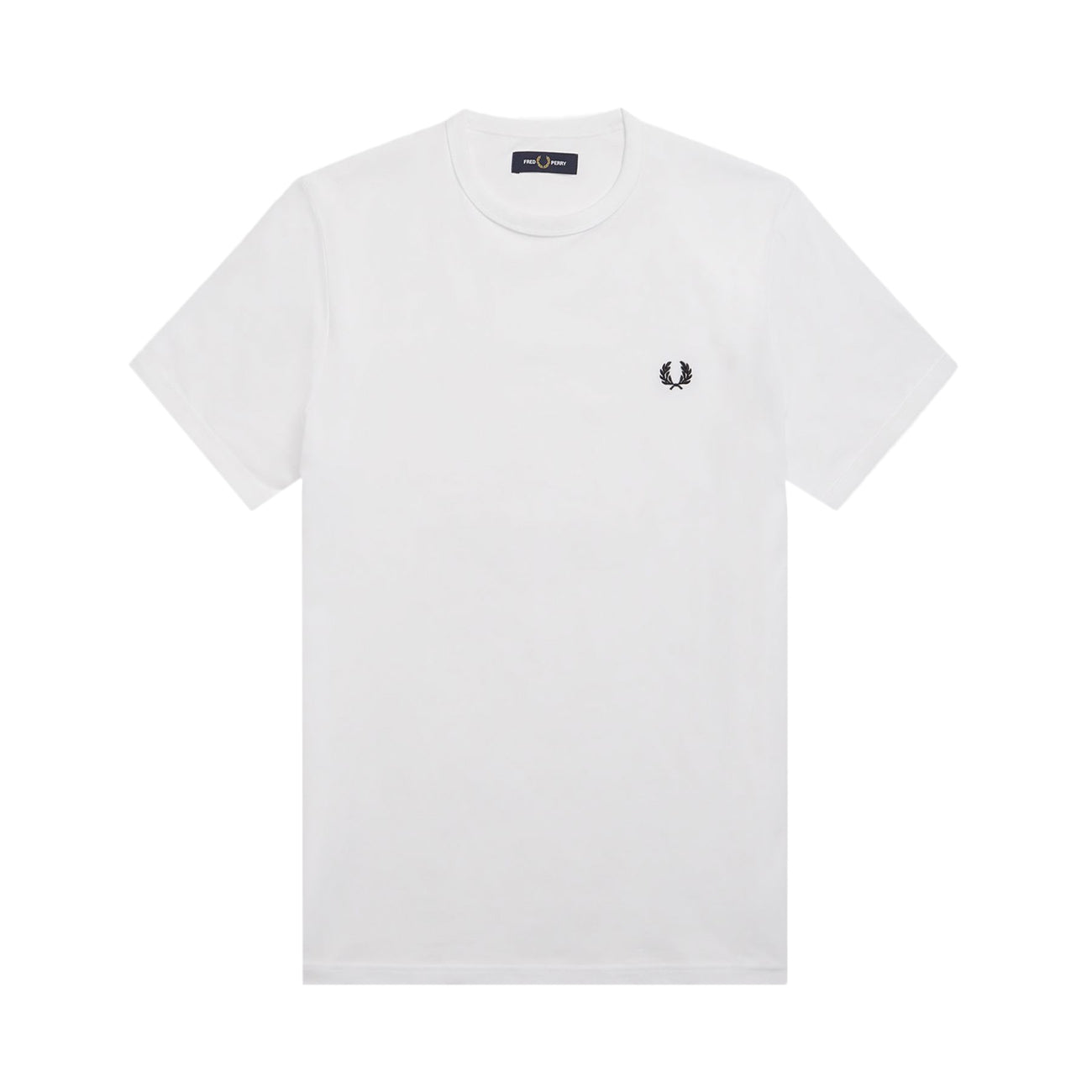 FRED PERRY Tshirt Ringer Uomo Bianco M3519 100 BIANCO 