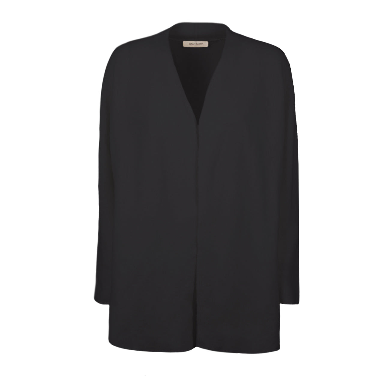 GRAN SASSO Cardigan In Lana Donna Blu Navy 23242/24033 598 BLU NAVY 