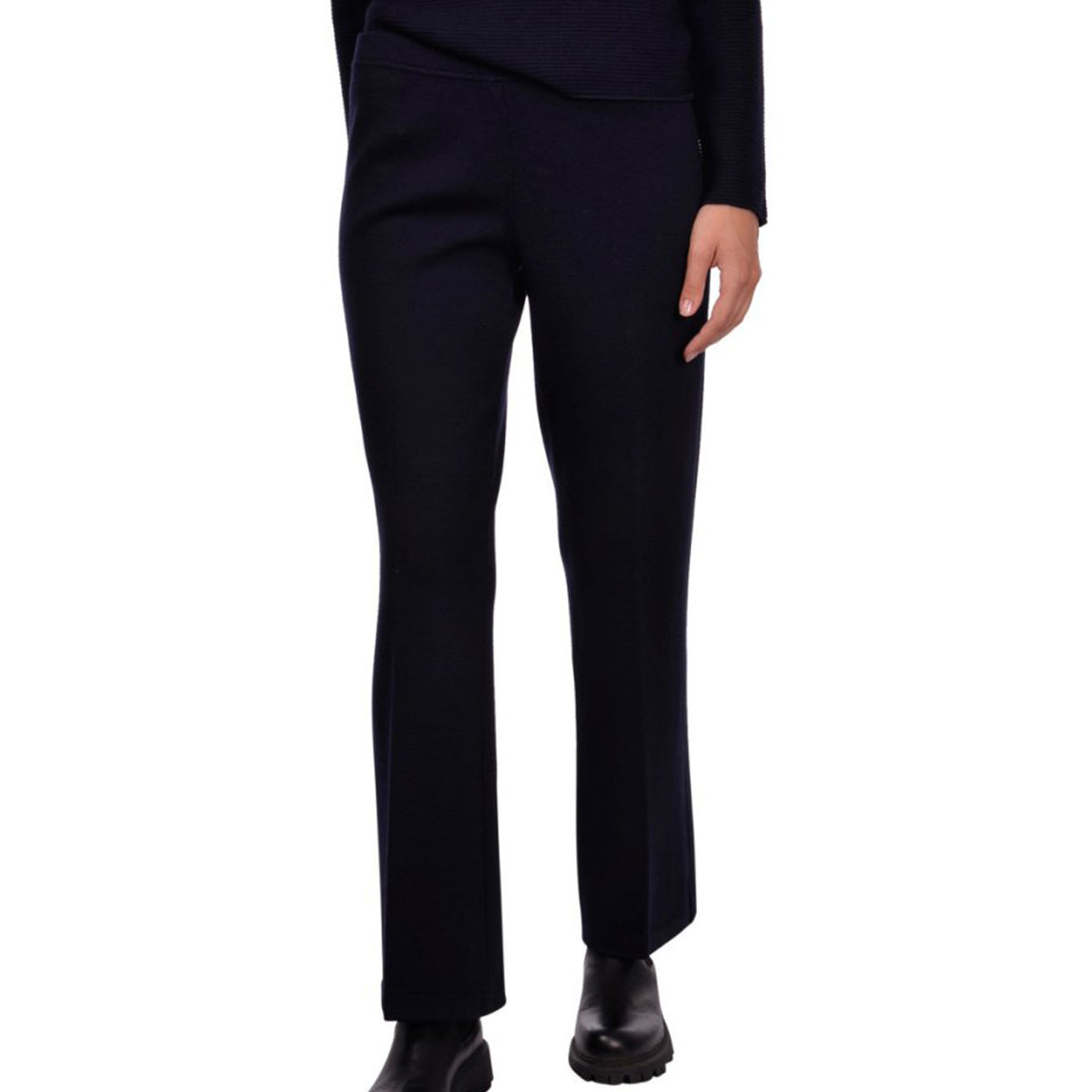 GRAN SASSO Pantalone Svasato Donna Blu Navy 57264/14276 598 BLU NAVY 