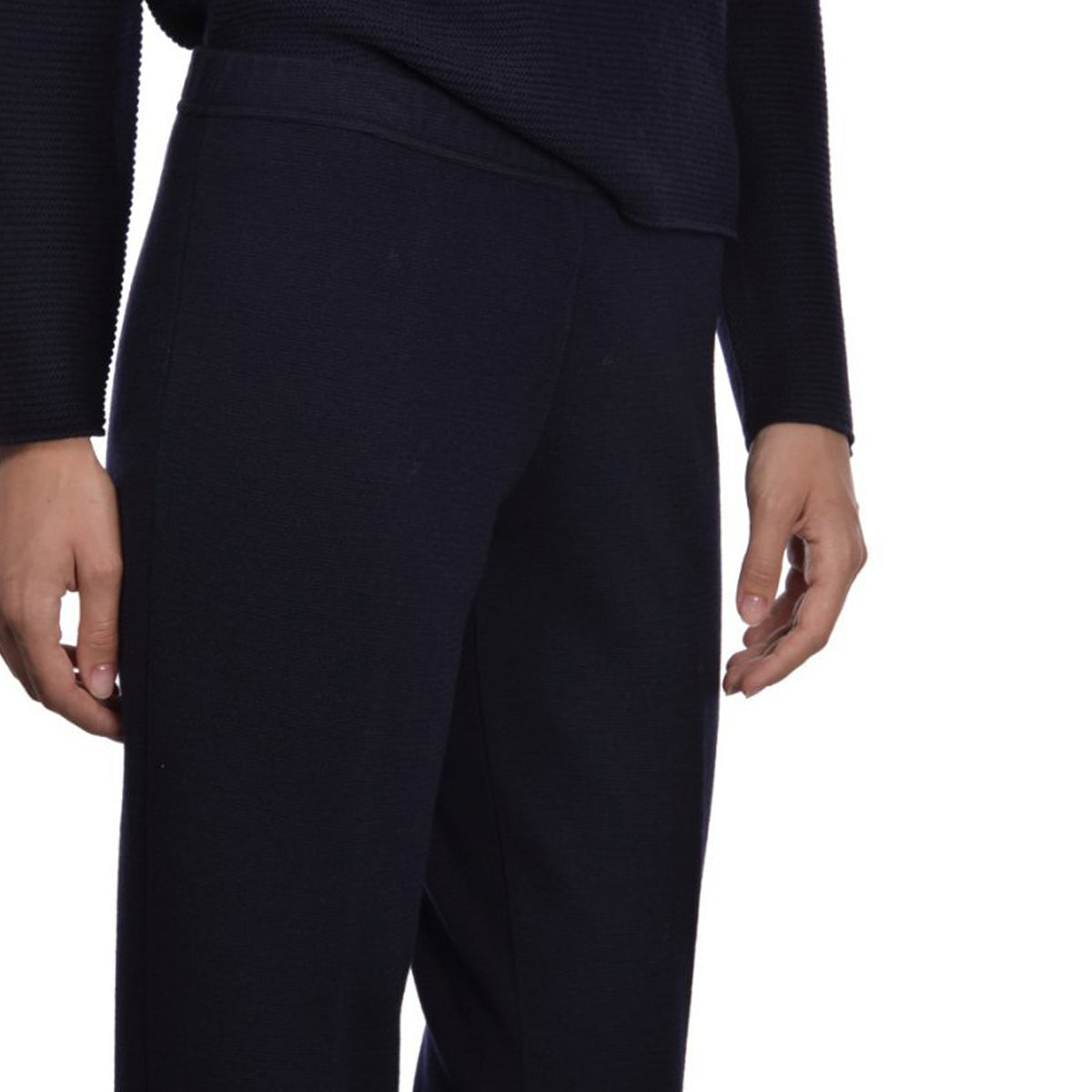 GRAN SASSO Pantalone Svasato Donna Blu Navy 57264/14276 598 BLU NAVY 