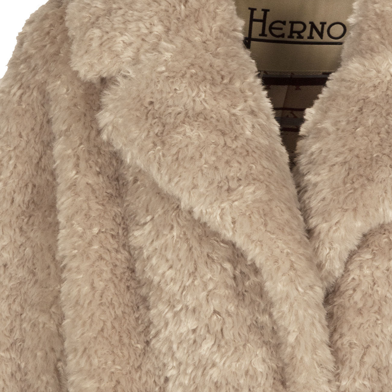 HERNO Cappotto Ecopelliccia Teddy Donna Chantilly CA000500D12421 1985 CHANTILLY 