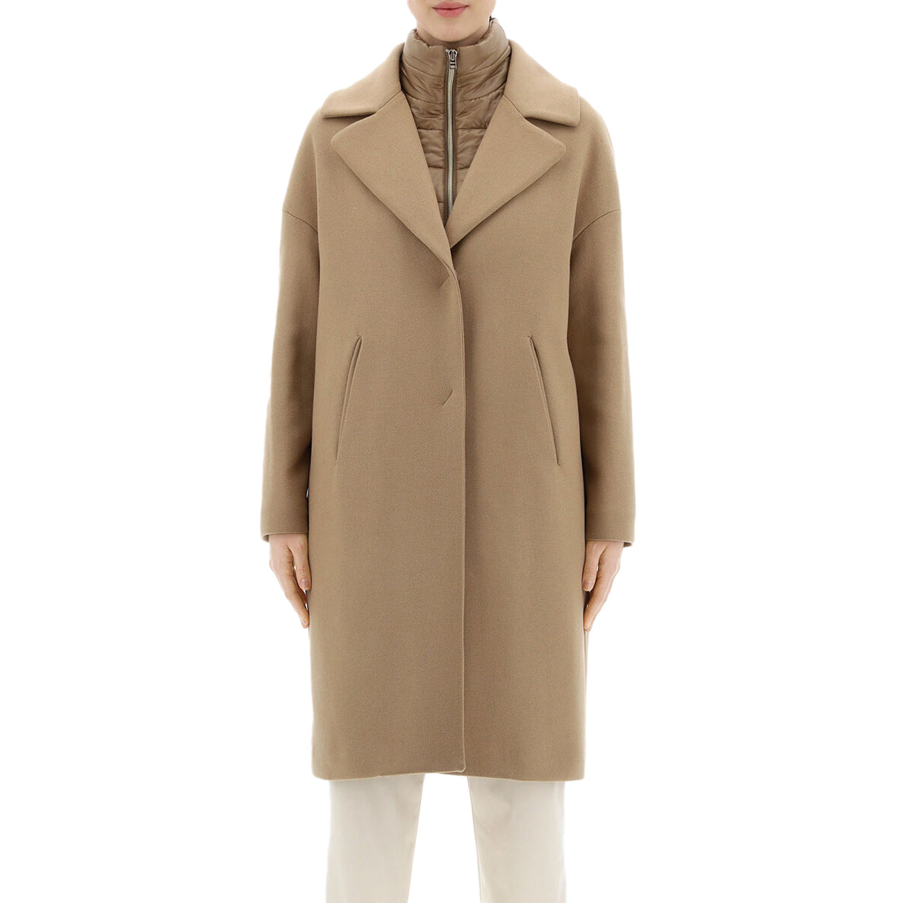 HERNO Cappotto Ecowool Donna Sabbia GC000414D33344 2000 SABBIA 