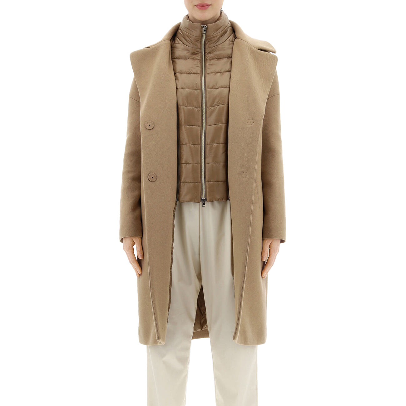 HERNO Cappotto Ecowool Donna Sabbia GC000414D33344 2000 SABBIA 