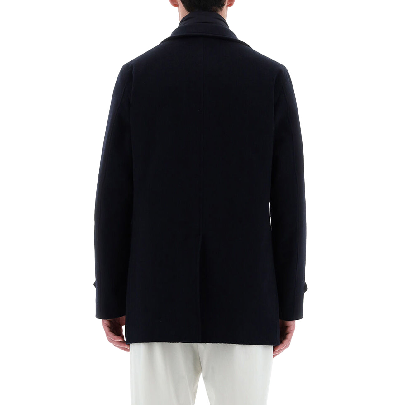 HERNO Cappotto Misto Lana Uomo Blu PE000036U33318 9200 BLU 