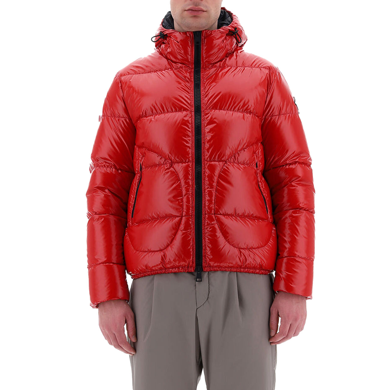 HERNO Bomber In Gloss Uomo Barolo PI001079U12220 6900 BAROLO 