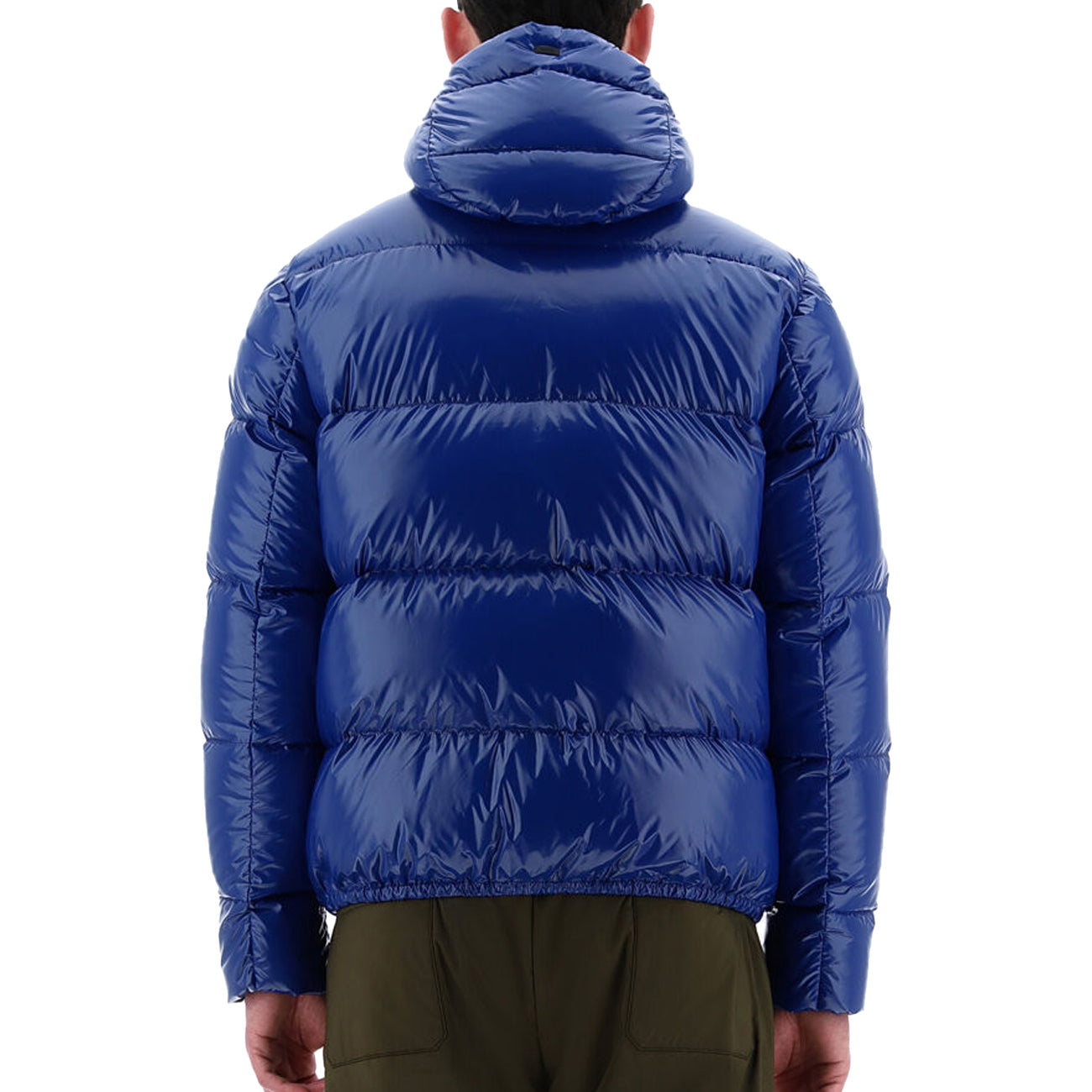 HERNO Bomber In Gloss Uomo Bluette PI001079U12220 9243 BLUETTE 