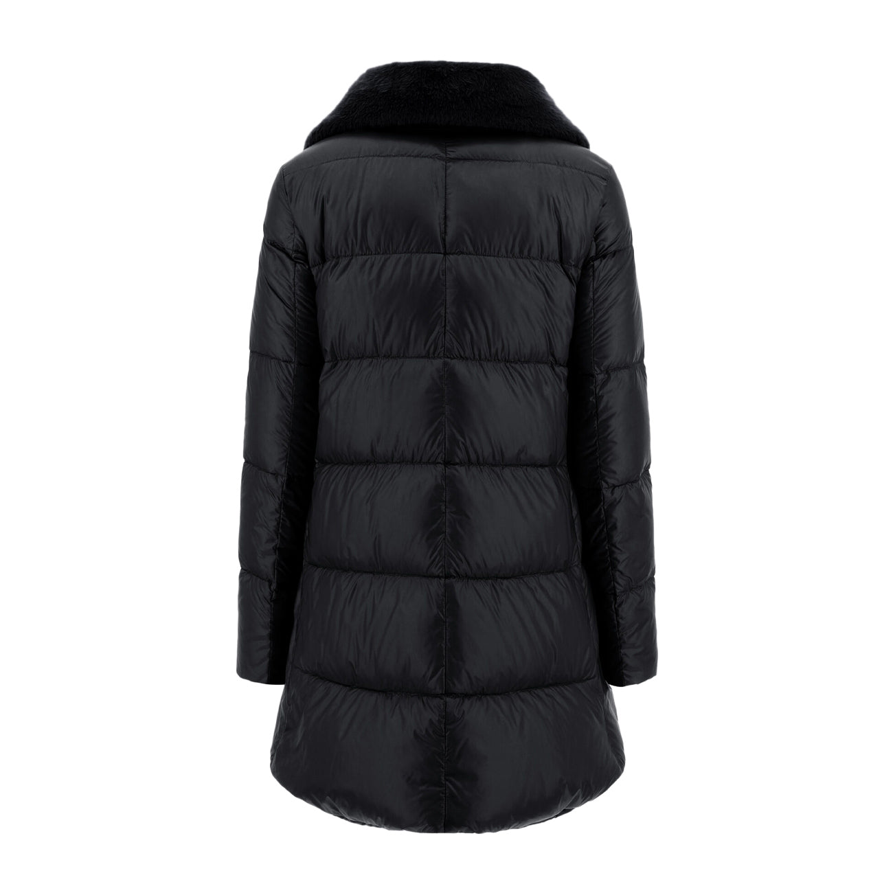 HERNO Piumino Asimmetrico Donna Nero PI001536D12017 9300 NERO 