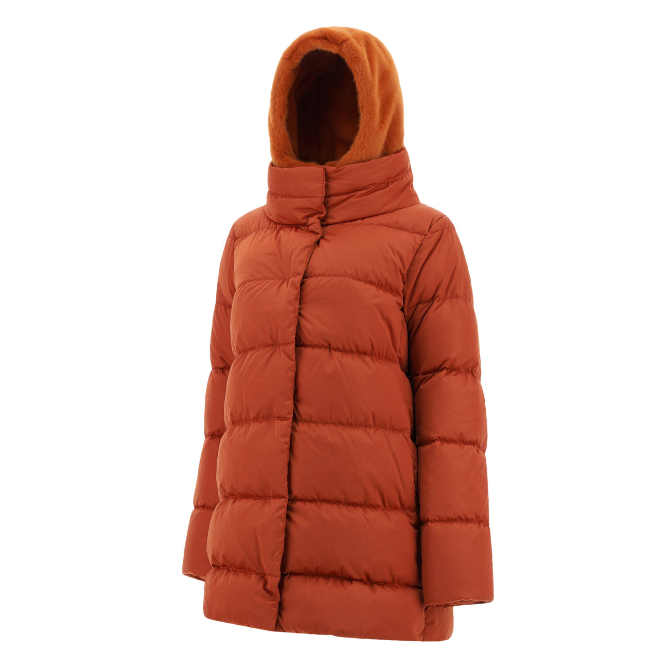HERNO Piumino A-Shape Donna Arancio PI001753D12170 5880 ARANCIO 