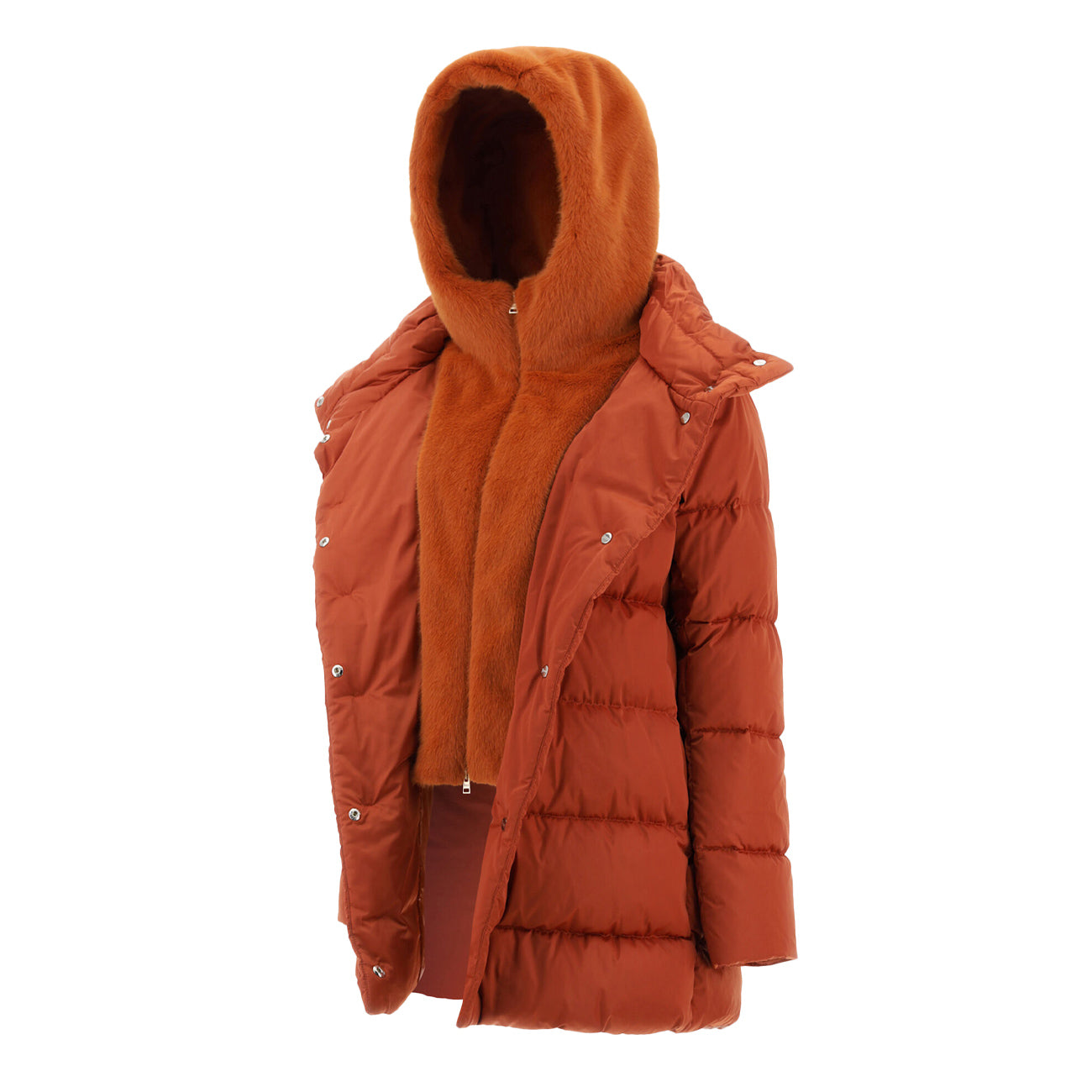 HERNO Piumino A-Shape Donna Arancio PI001753D12170 5880 ARANCIO 