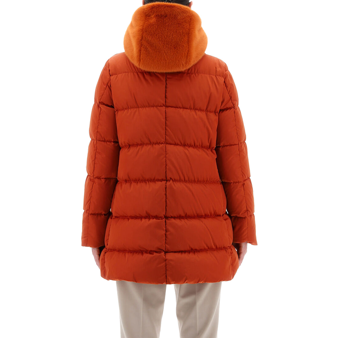 HERNO Piumino A-Shape Donna Arancio PI001753D12170 5880 ARANCIO 