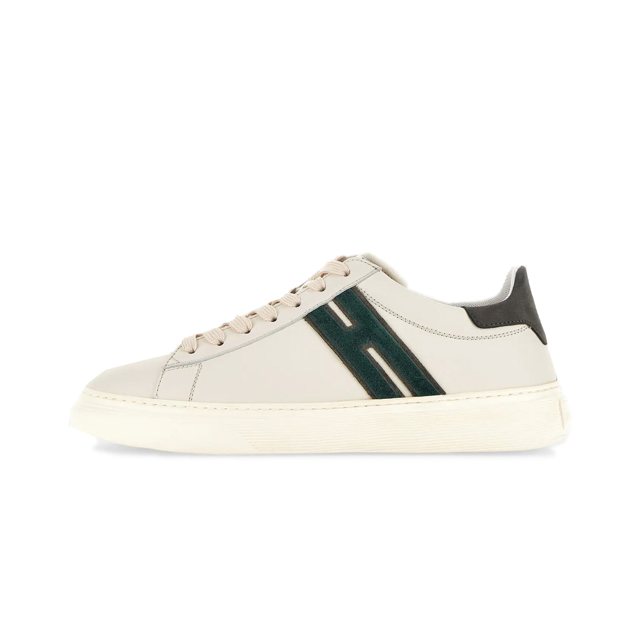 HOGAN Sneakers H365 Uomo Avorio Verde HXM3650J310SA664G8 AVORIO/VERDE 