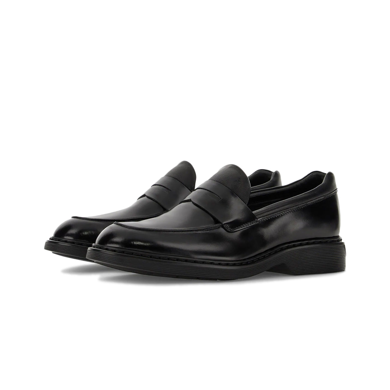 HOGAN Mocassini H576 Uomo Nero HXM5760DU50QFYB999 NERO 
