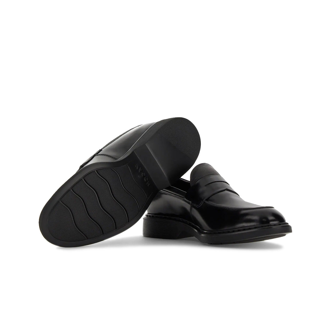 HOGAN Mocassini H576 Uomo Nero HXM5760DU50QFYB999 NERO 